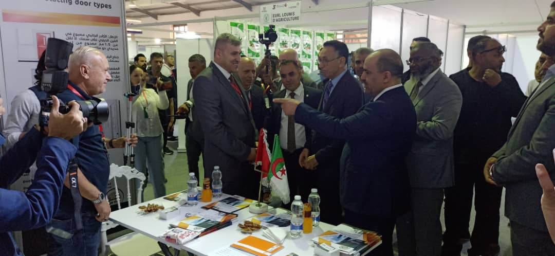 Receiving the Libyan Minister of Industry