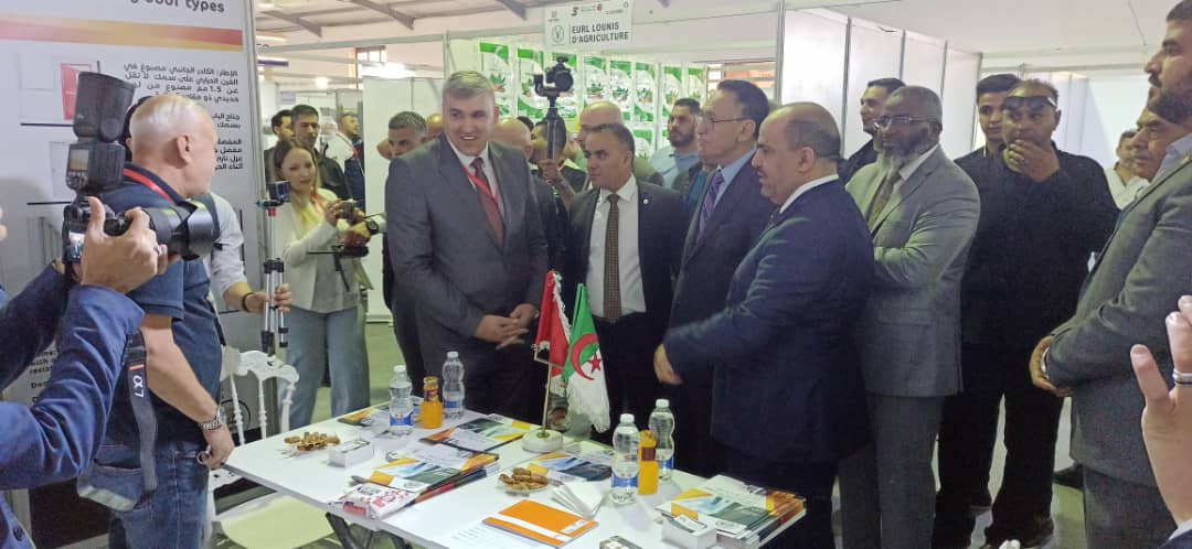 Receiving the Libyan Minister of Industry