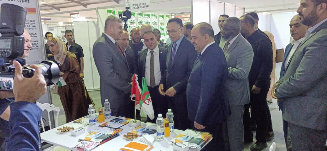 Receiving the Libyan Minister of Industry