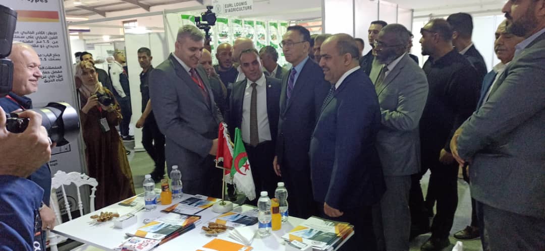 Receiving the Libyan Minister of Industry