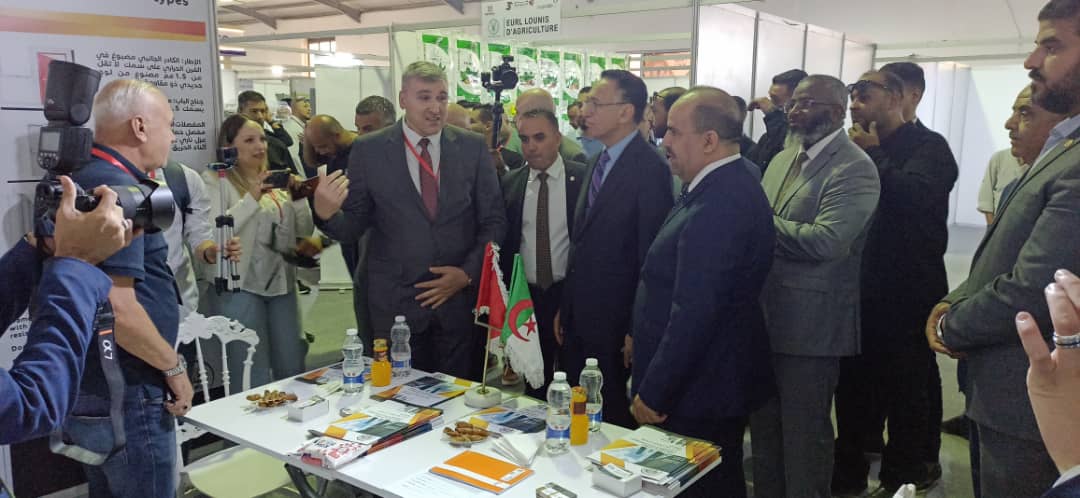 Receiving the Libyan Minister of Industry