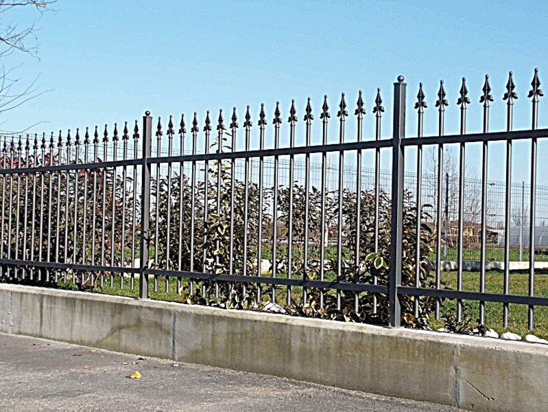 wrought iron doors and windows and panels