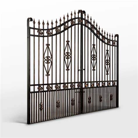 wrought iron doors and windows and panels